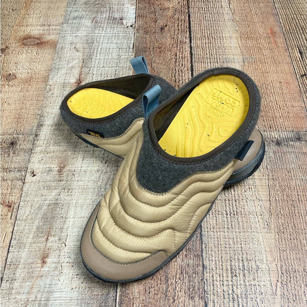 Teva ReEmber Quilted Slip On Camp Shoes Tan Brown 1129596 Mens 7 Womens 9
